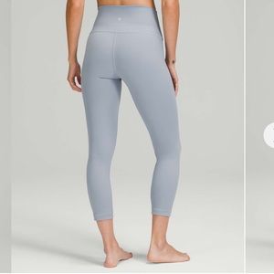 🍋Lululemon Wunder Under High-Rise Crop 23" *Full-On Luxtreme Chambray